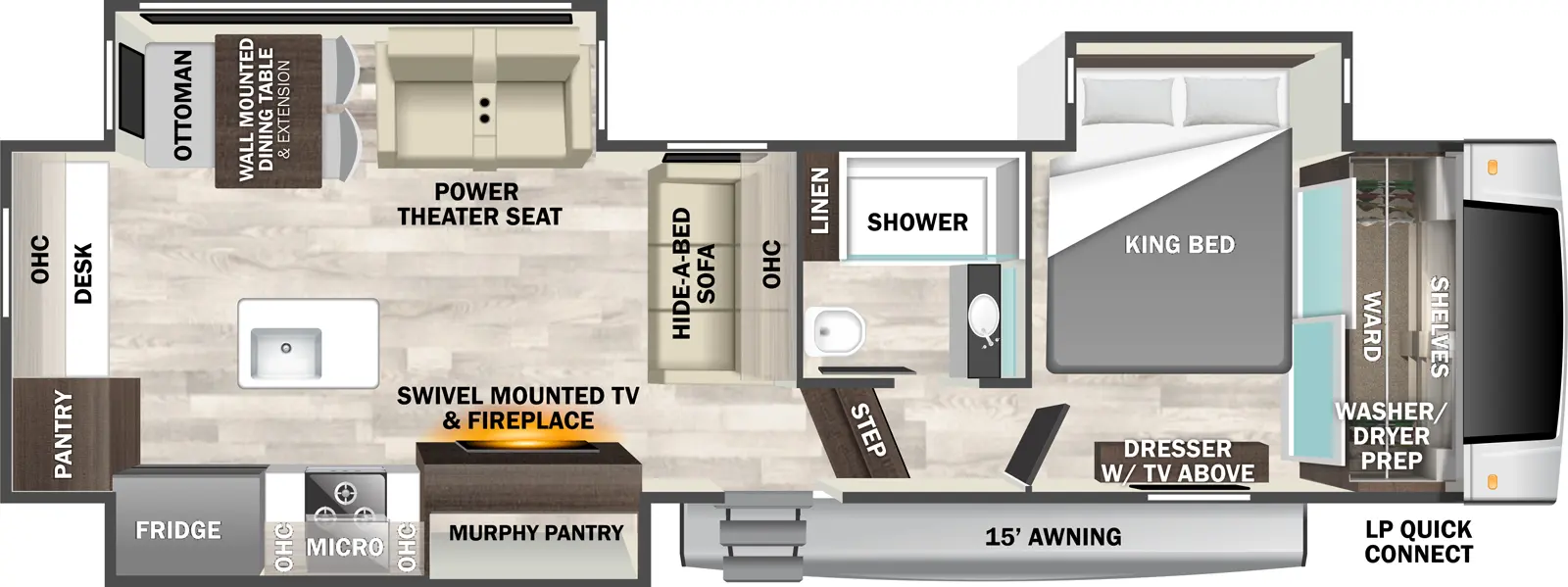 Cedar Creek Experience 31RD - DSO Floorplan